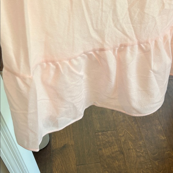 Vintage Night Time Creations Pink Ruffled Flannel Long Nightgown - Picture 13 of 15